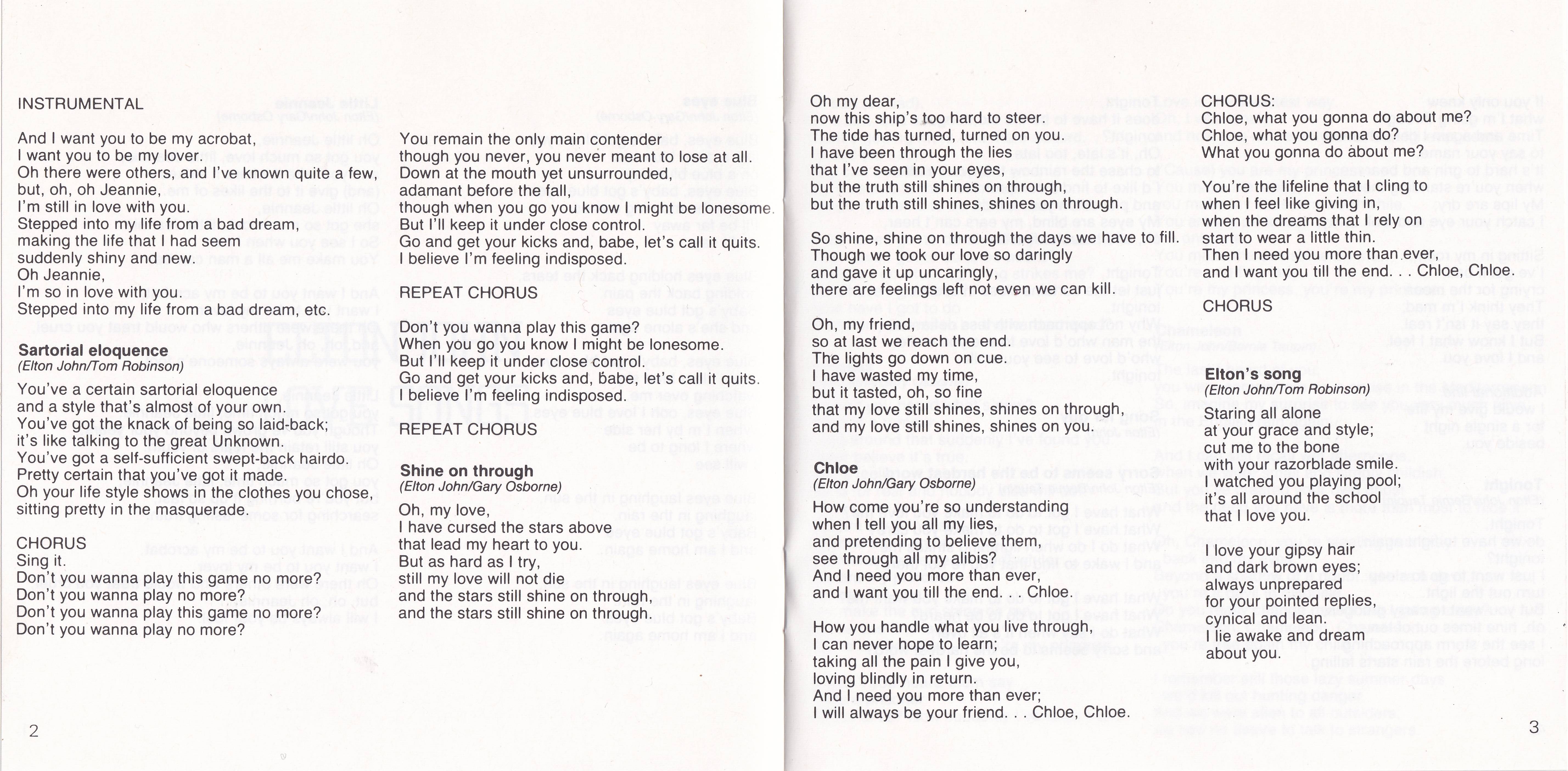 Elton John Love Songs [booklet02 d]